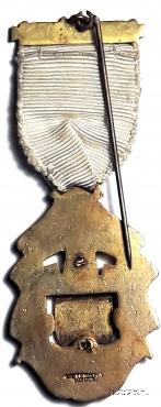 Знак RMIG 1950. STEWARD ROYAL MASONIC INSTITUTION FOR GIRLS . – Королевский Масонский институт для девочек.