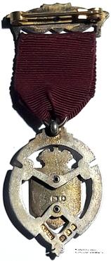 Знак RMBI 1922. STEWARD ROYAL MASONIC BENEVOLENT INST.  – Королевский Масонский Благотворительный институт