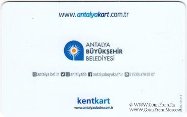Транспортная карта Анталии 2020 г. (Турция)