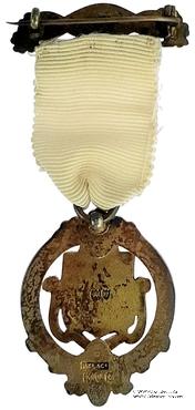 Знак RMIG 1915. STEWARD ROYAL MASONIC INSTITUTION FOR GIRLS – Королевский Масонский институт для девочек.