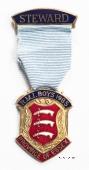 Знак RMIB 1985. STEWARD ROYAL MASONIC INSTITUTION FOR BOYS.  – Королевский Масонский институт для мальчиков.