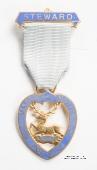 Знак RMIB 1974. STEWARD ROYAL MASONIC INSTITUTION FOR BOYS.  – Королевский Масонский институт для мальчиков.