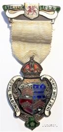 Знак RMIG 1922. STEWARD ROYAL MASONIC INSTITUTION FOR GIRLS.  – Королевский Масонский институт для девочек.