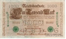 1.000 марок 1910 г.