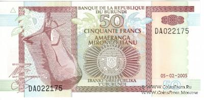 50 франков 2005 г.