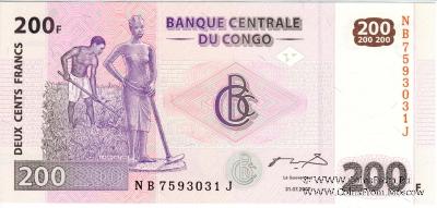 200 франков 2007 г.