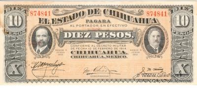 10 песо 1915 г.