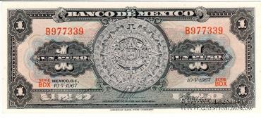 1 песо 1967 г.
