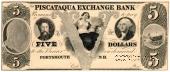 5 долларов США 1840-1860 гг.