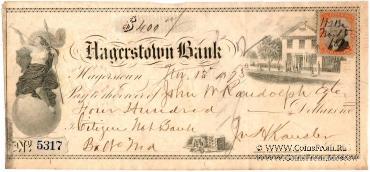 Банковский чек 1873 г.