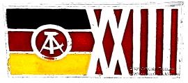 Знак 23 года ГДР. Германия