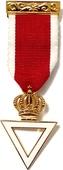 Знак члена Ордена Царственных и Избранных Мастеров 