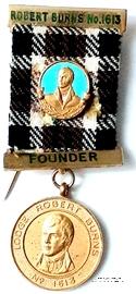 Знак Основателя Ложи Королевского Ордена Шотландии.