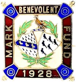 1928. Знак STEWARD Mark Benevolent Fund. 