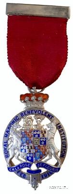 Знак RMBI 1916. STEWARD ROYAL MASONIC BENEVOLENT INST.  – Королевский Масонский Благотворительный институт