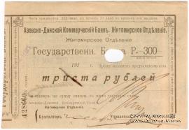 300 рублей 1919 г. (Житомир)