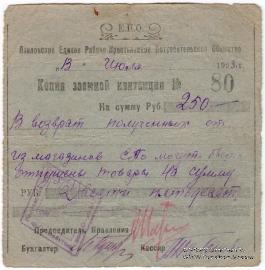 250 рублей 1923 г. (Павлово)